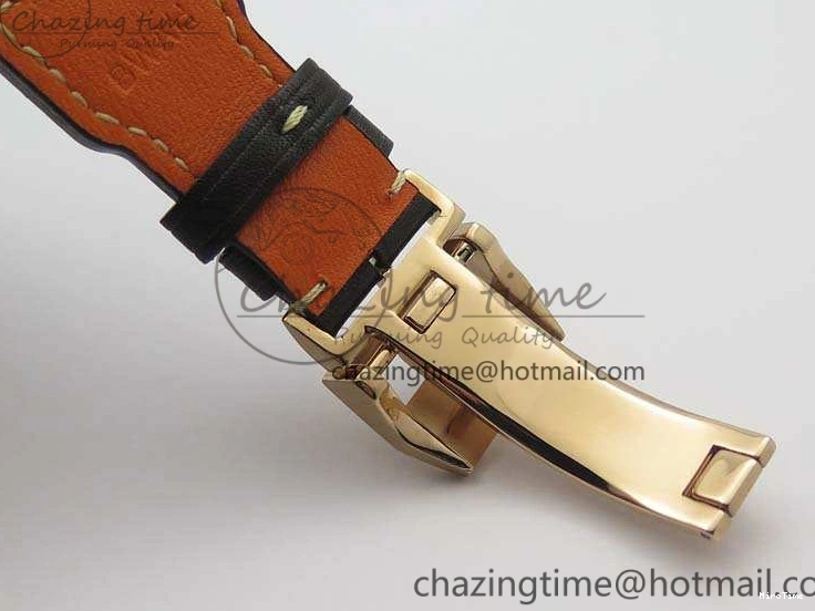MIROTIME 0125 Popular Big Pilot Real PR IW502706 RG YLF 1:1 Best Edition Brown Dial On Calfskin Strap A 7223